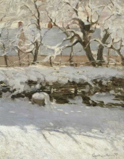 The Magpie by Claude Monet